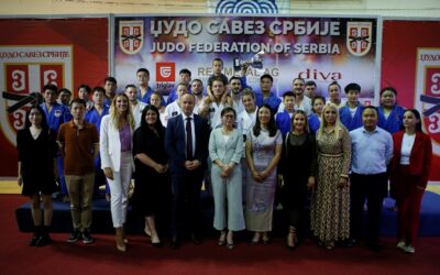 Organizacija džudo utakmice između reprezentacije kineske provincije Liaoning i Džudo kluba Crvena zvezda Beograd u sportskom centru Šumice